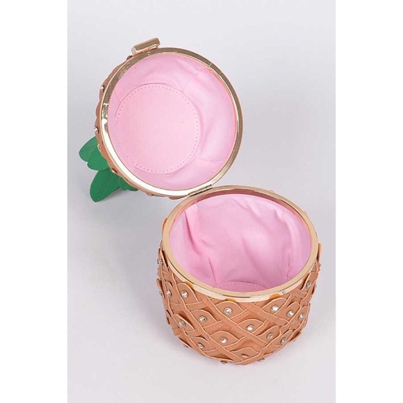 High Quality Key West By The Pool 3d Pineapple Bag Clutch Crossbody - Picture 12 of 13